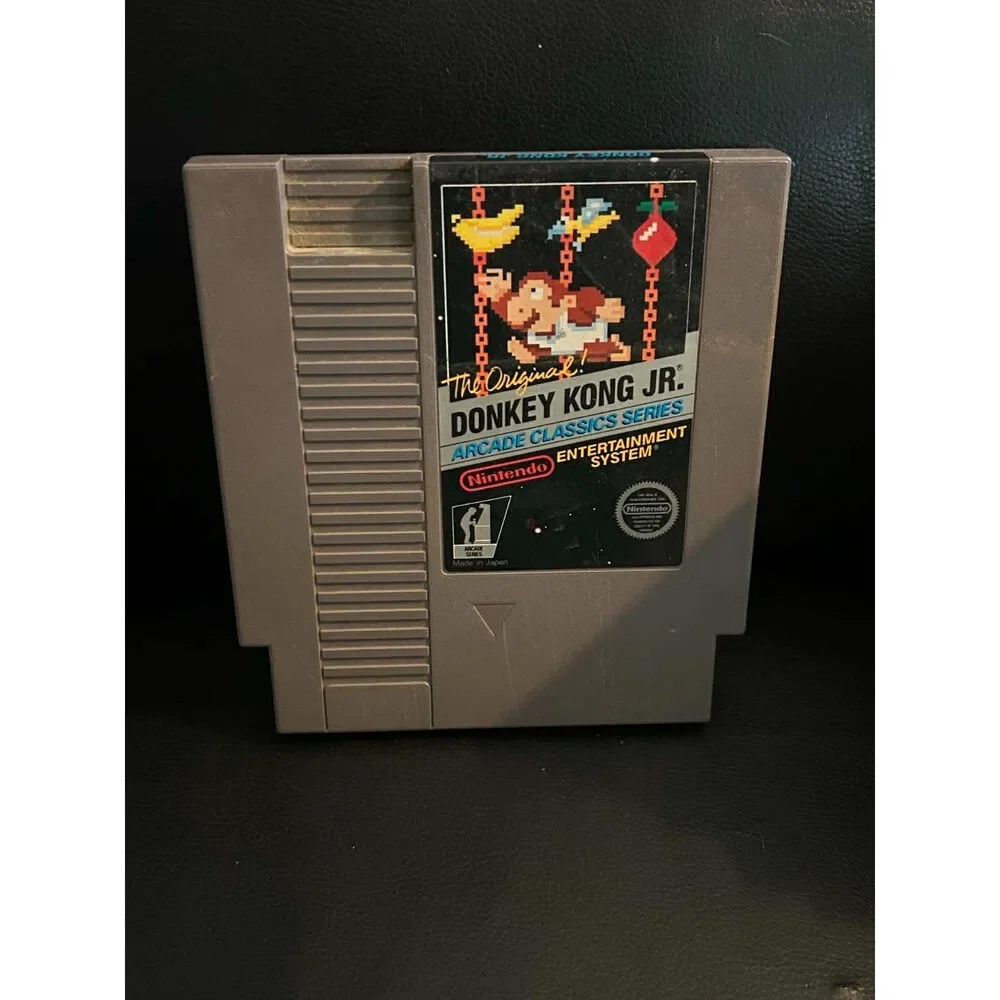 Donkey Kong Jr. Nintendo 1986 NES Video Game Cartridge Only 5 Screw